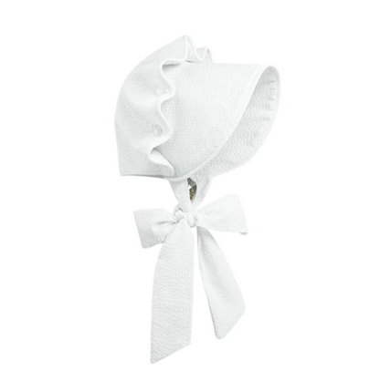 TBBC Beaufort Bonnet Seersucker White Worth Avenue