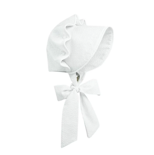 TBBC Beaufort Bonnet Seersucker White Worth Avenue