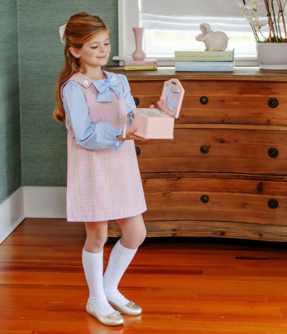 TBBC Beatrice Bow Blouse & Onesie Beale Street Blue