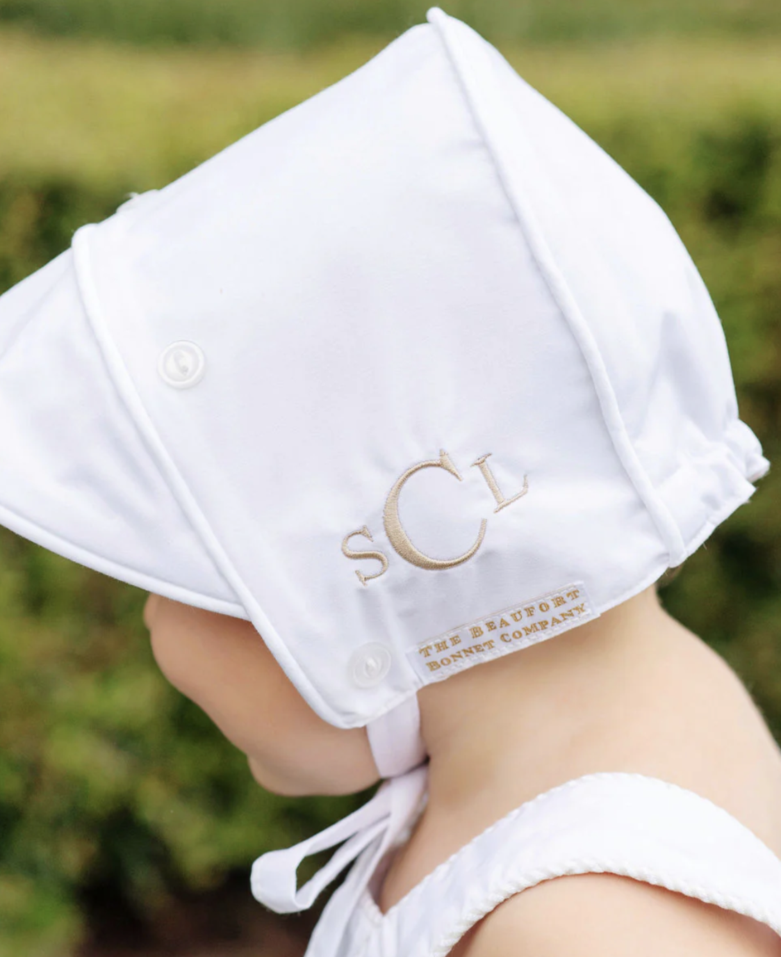 TBBC Barringer Bonnet Worth Avenue White Broadcloth