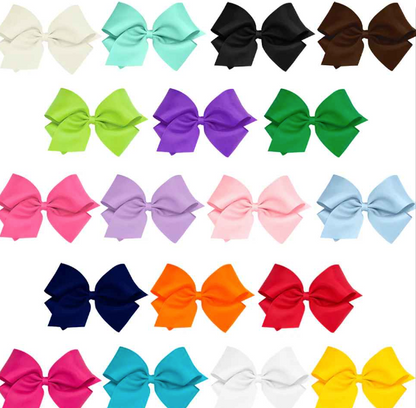 King Classic Grosgrain Hair Bow (Plain Wrap)- Wee Ones