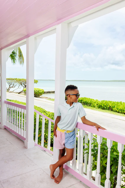 TBBC Sea Island Seafoam Prim & Proper Polo SS