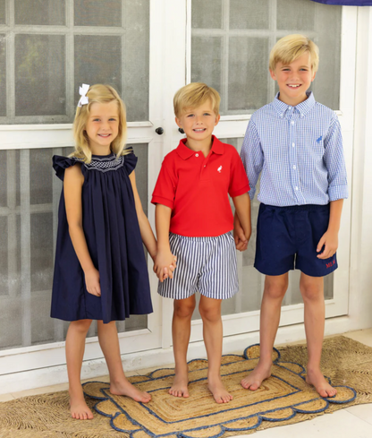 TBBC Shelton Shorts Nantucket Navy Stripe/ Worth Avenue White