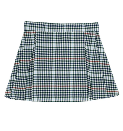 TBBC Parson Pleated Skirt - Woven Yarn- Highgate Houndstooth