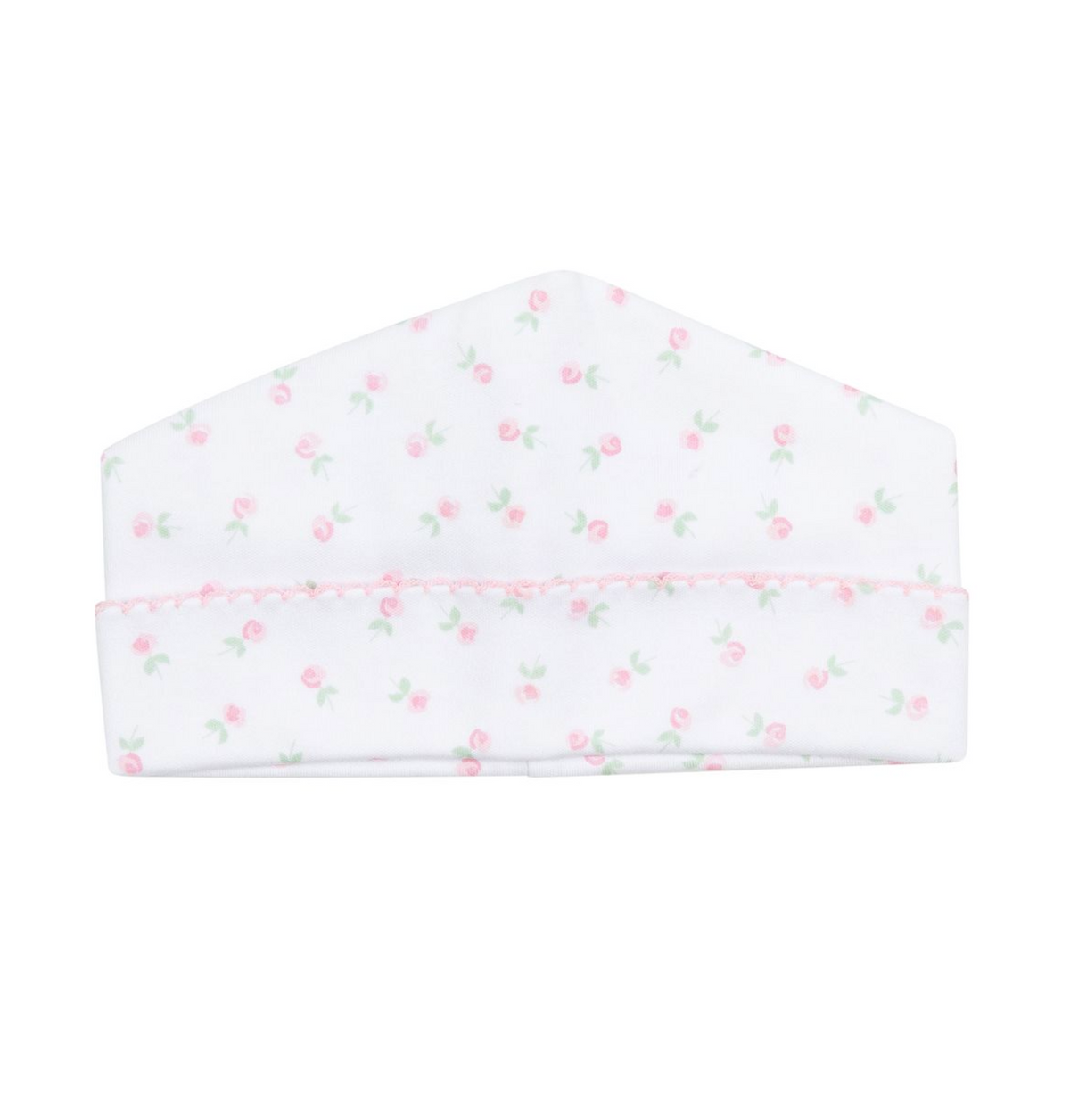 MB Juliette's Classics Print Hat Pink Roses (plain or bow)