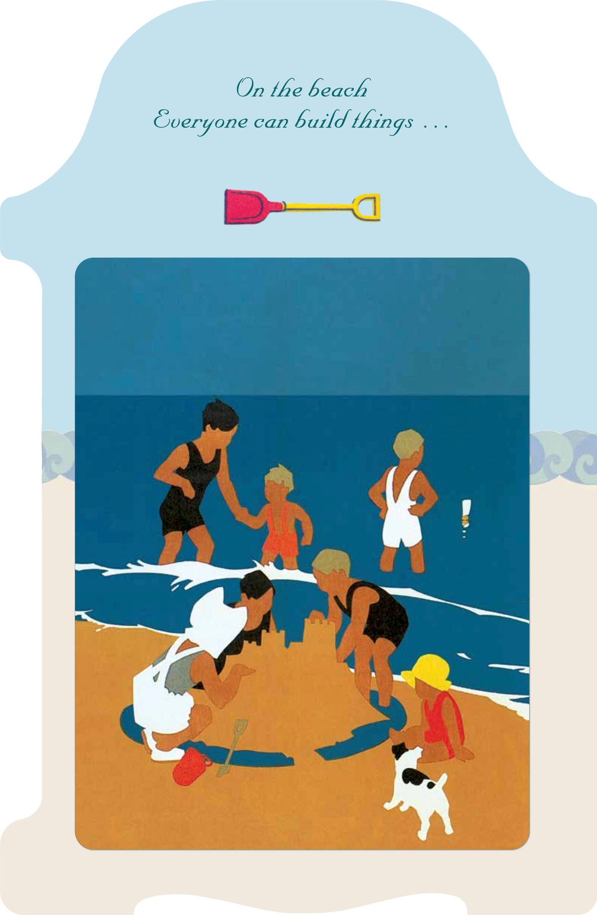 By The Sea- Children's Picture Book-Vintage