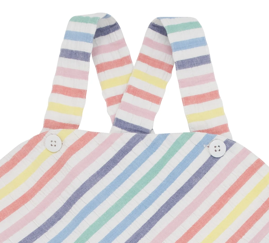 TBBC Ruthie Day Dress- Seersucker Happy Hues Seersucker/ Beale St. Blue