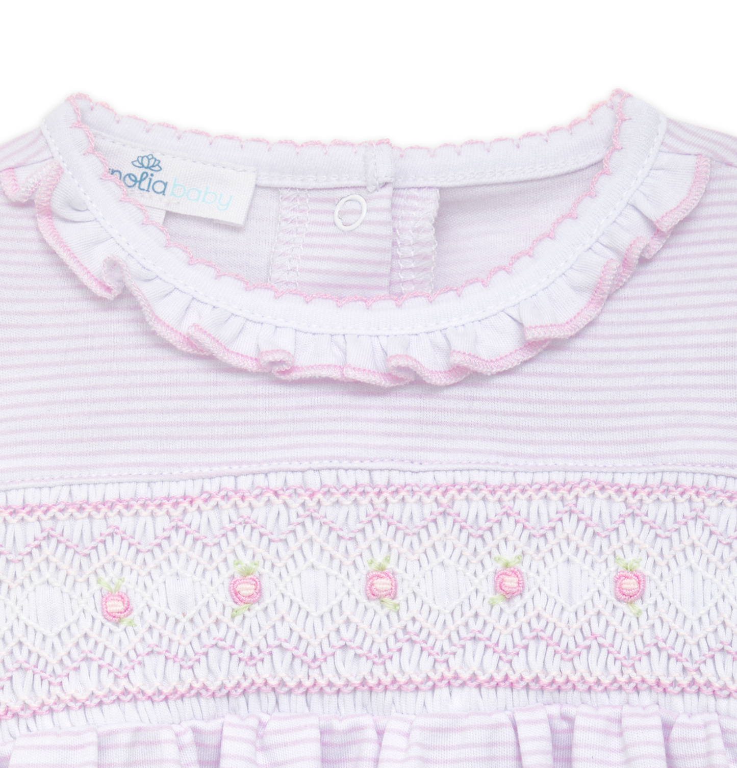 MB Julia Smocked Gown Pink
