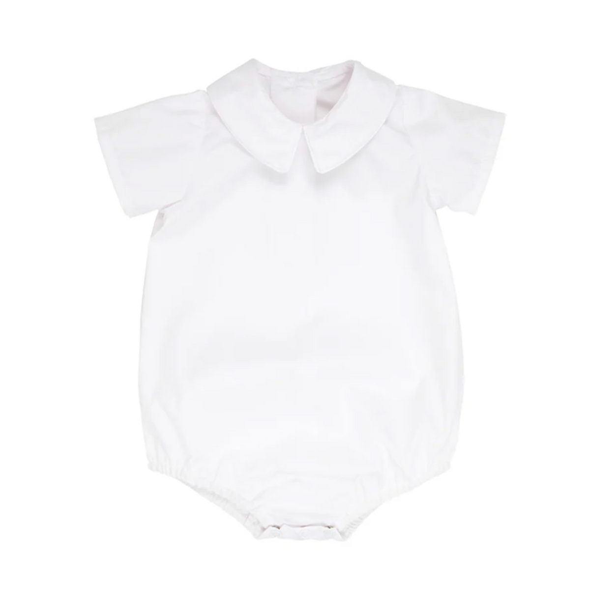 TBBC Peter Pan Onesie/Shirt White Woven Short Sleeve