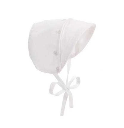 TBBC Barringer Bonnet Worth Avenue White Broadcloth