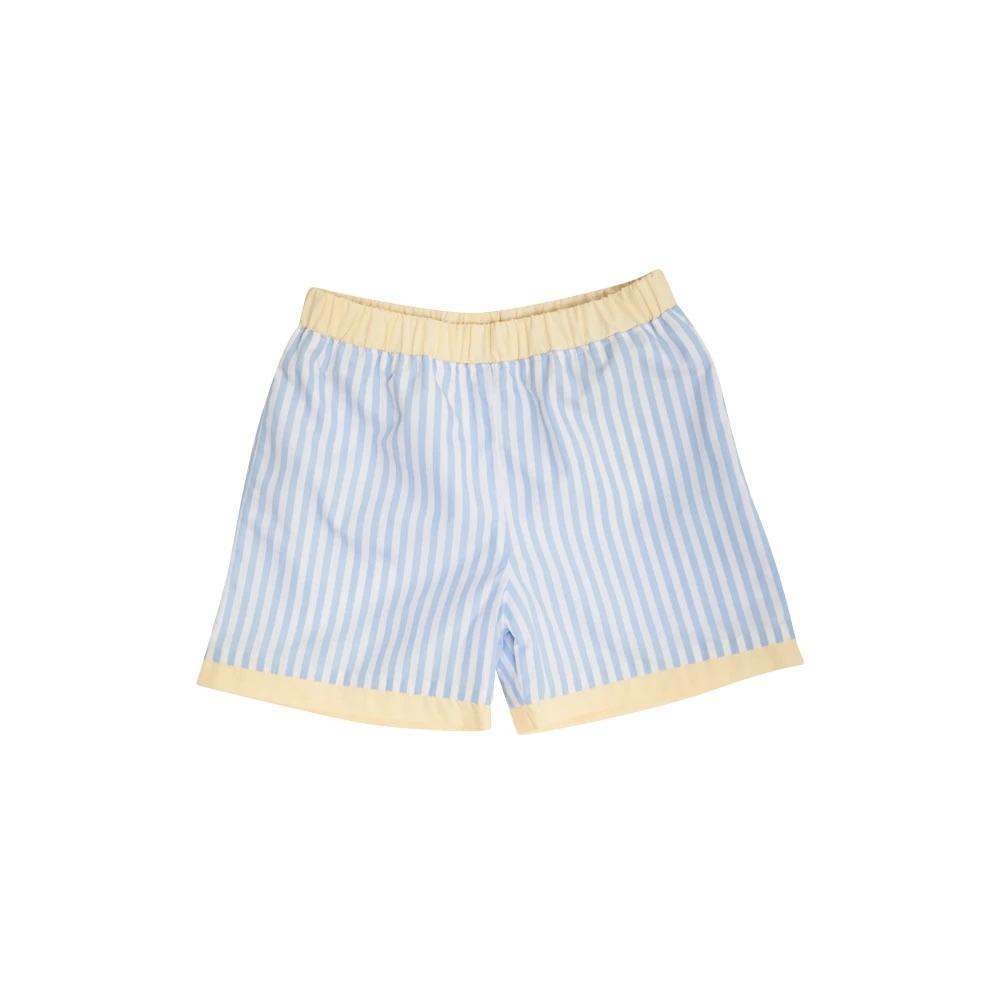 TBBC Shelton Shorts Blue Stripe with Yellow