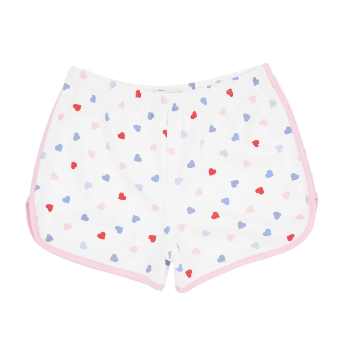 TBBC Cheryl Shorts Happy Hearts/ Pier Party Pink
