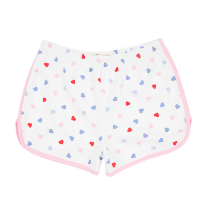 TBBC Cheryl Shorts Happy Hearts/ Pier Party Pink