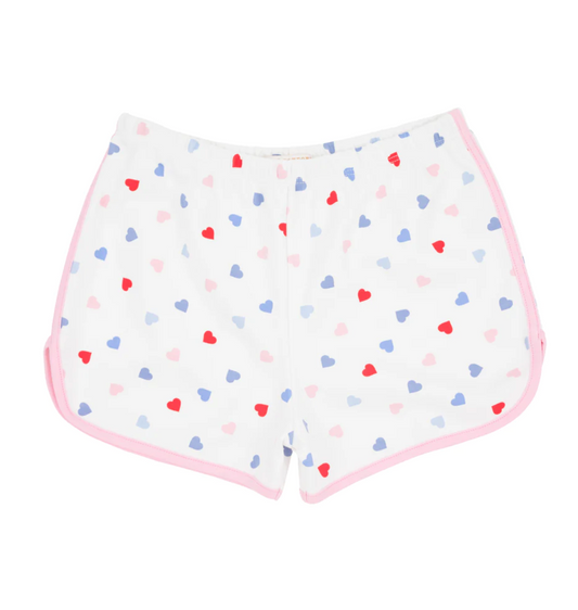 TBBC Cheryl Shorts Happy Hearts/ Pier Party Pink