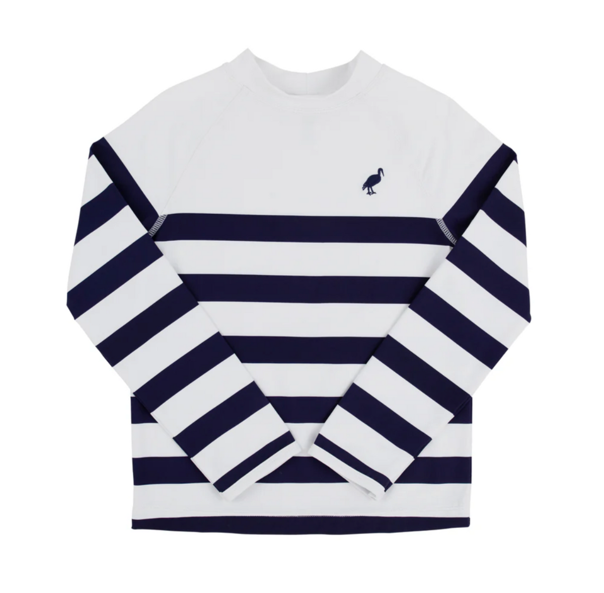 TBBC Walker's Wave Spotter Swim Shirt Nantucket Navy Stripe UPF