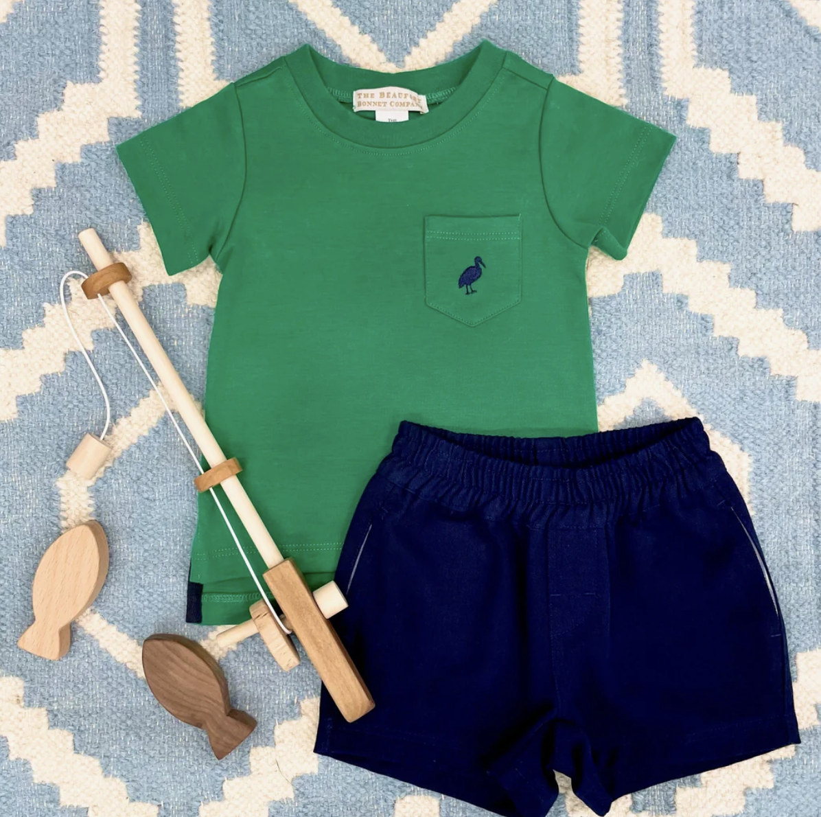 TBBC Sheffield Shorts Nantucket Navy/ Keeneland Khaki