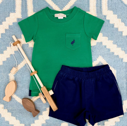 TBBC Sheffield Shorts Nantucket Navy/ Keeneland Khaki