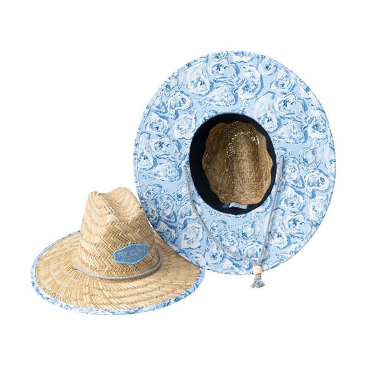 Prodoh Oyster Print Kids Straw Lifeguard Hat
