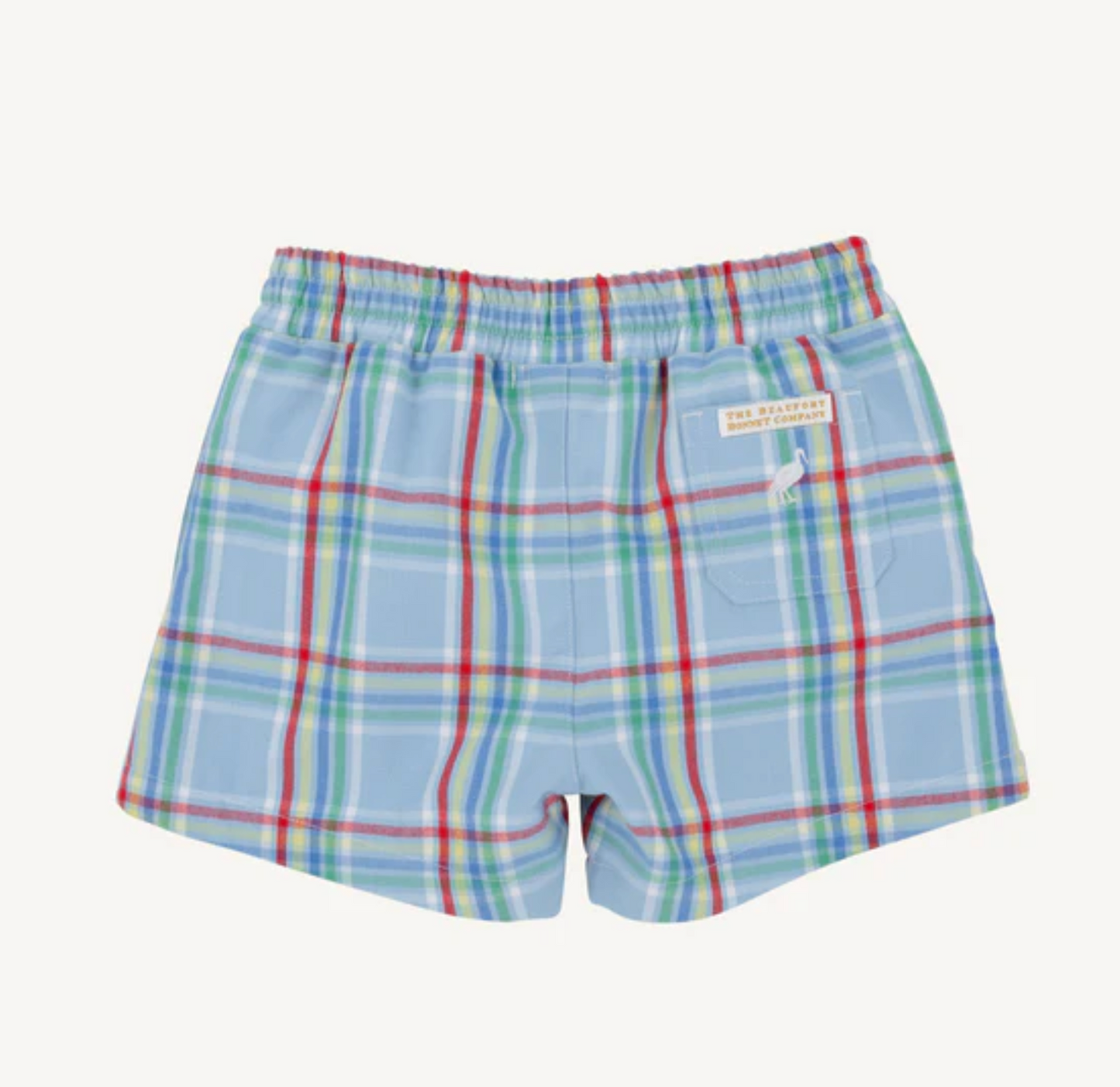 TBBC Sheffield Shorts Kensington Court Plaid with White Stork