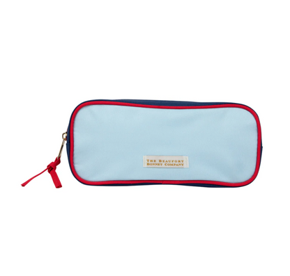 TBBC Peyton Pencil Pouch Buckhead Blue/Richmond Red/ Nantucket