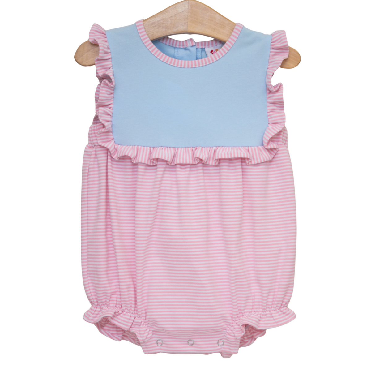 JB Ruby Bubble - Light Blue and Pink Stripe