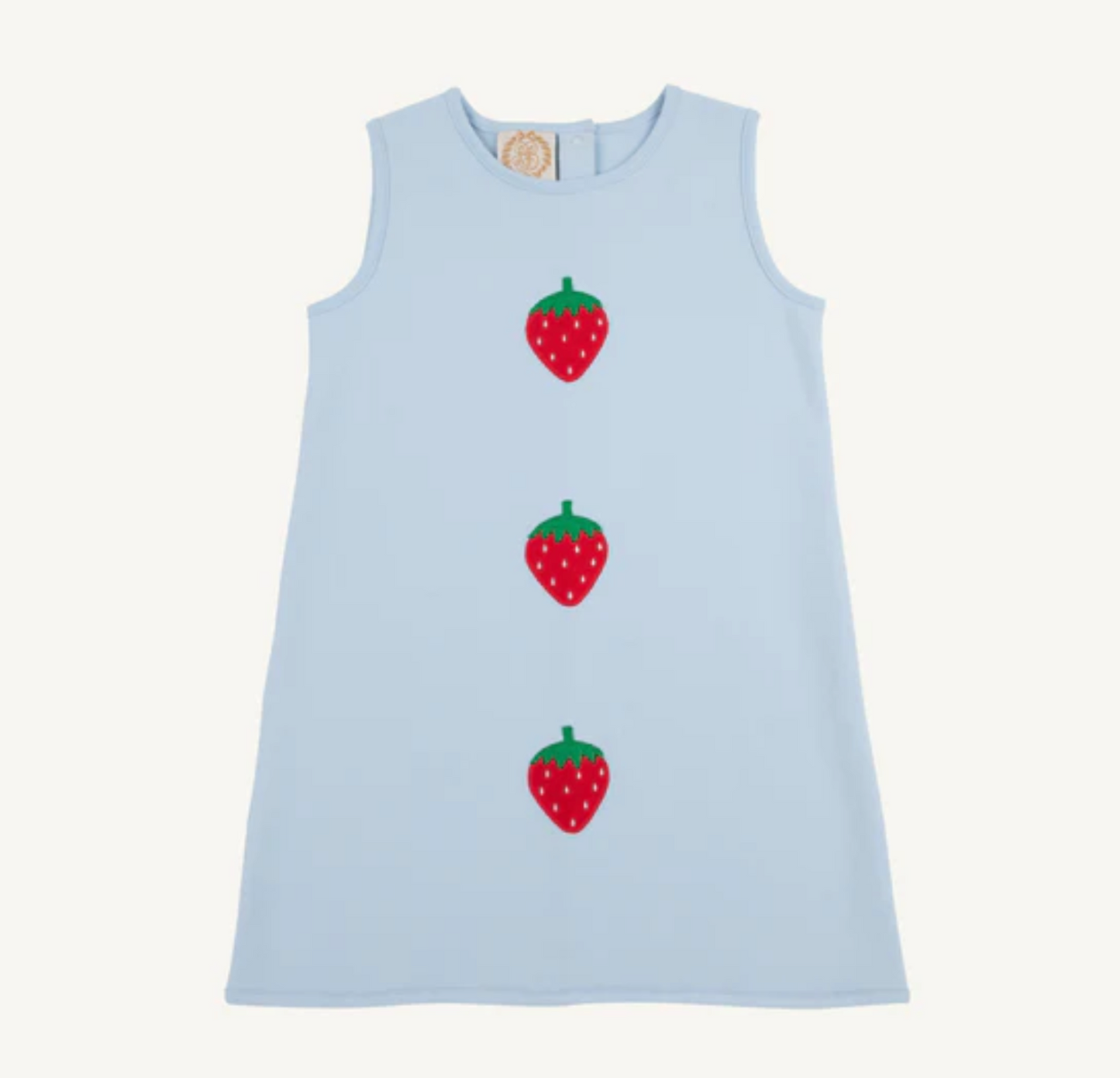 TBBC Annie Apron Dress Strawberries Buckhead Blue