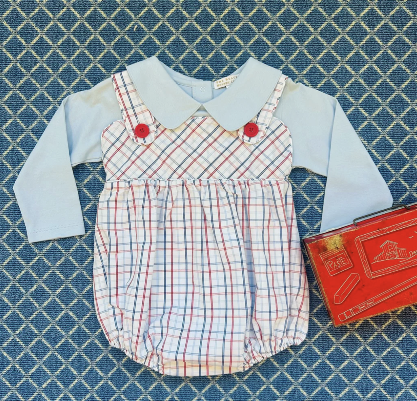 TBBC Peter Pan Collar Shirt LS Buckhead Blue