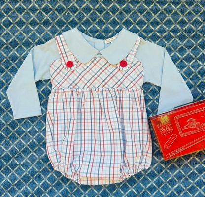 TBBC Peter Pan Collar Shirt LS Buckhead Blue