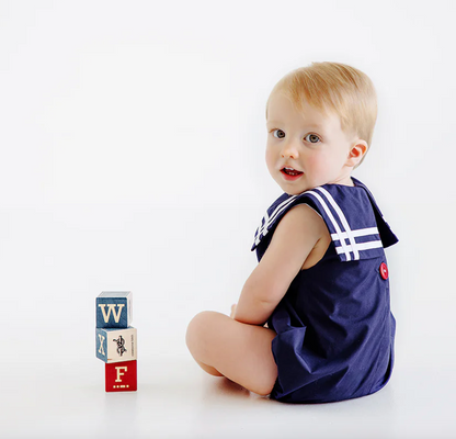 TBBC Townes Top Sail Bubble Nantucket Navy / White Sleeveless