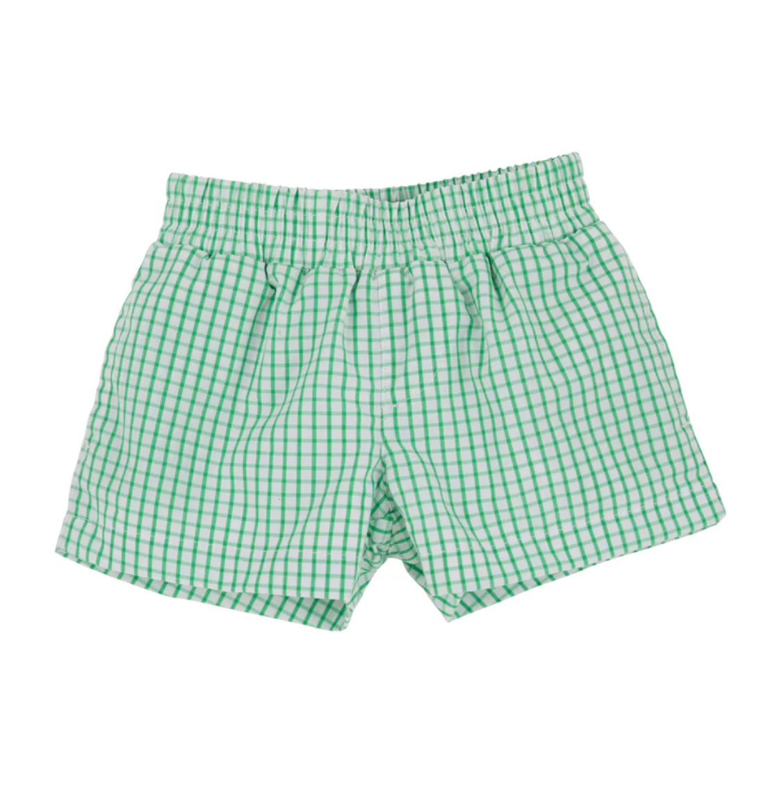TBBC Sheffield Shorts Kiawah kelly Green Windowpane