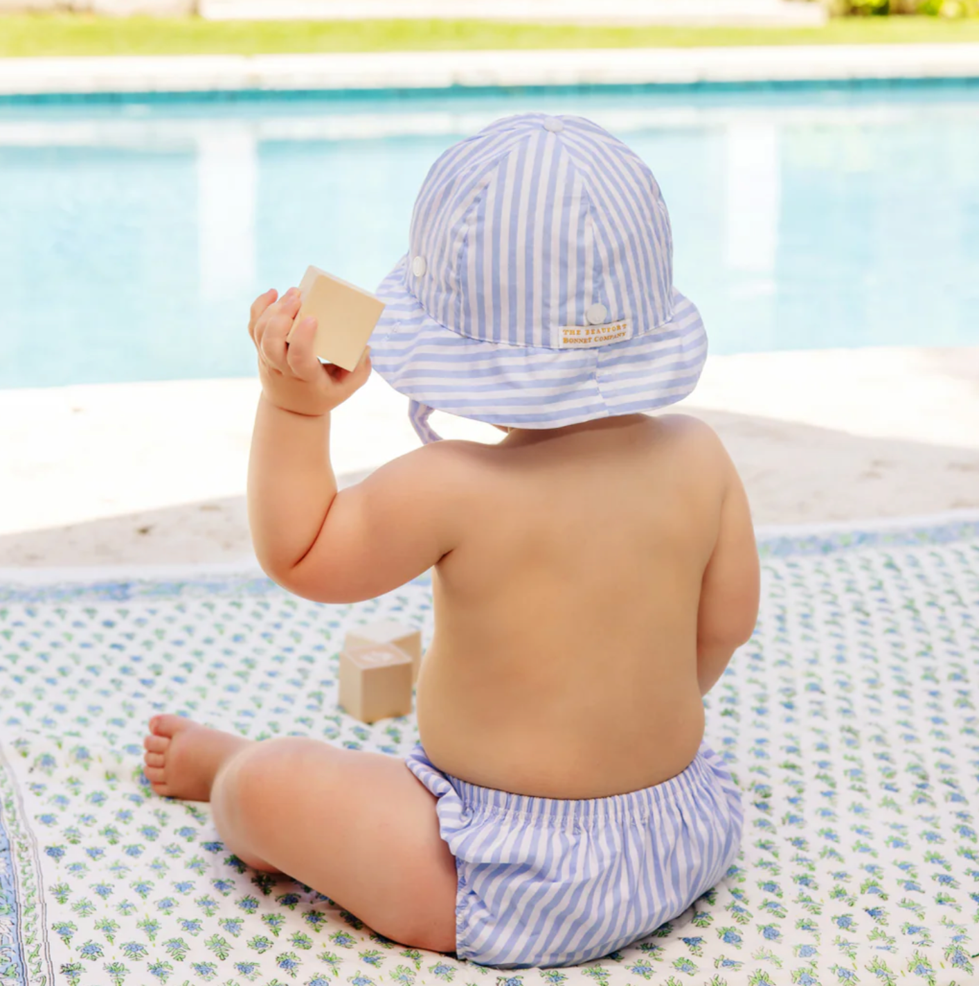 TBBC Beach Bum Cover Beale Street Blue Stripe