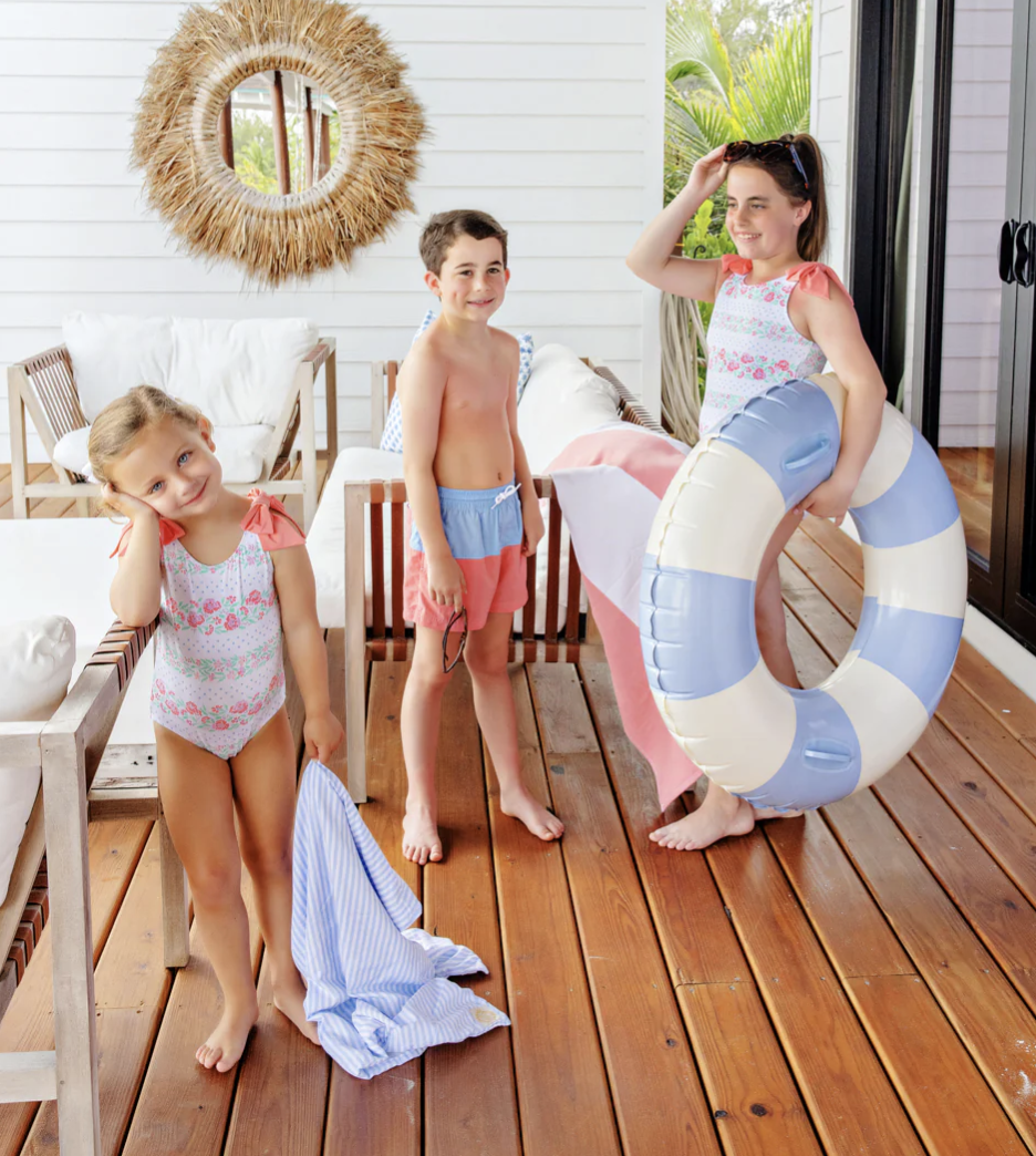 TBBC Edisto Beach Bathing Suit Gasparilla Garlands/ Parrot Cay Coral