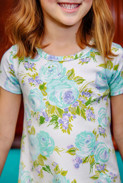 TBBC Polly Play Dress SS Princess Grace Rose (Blue)