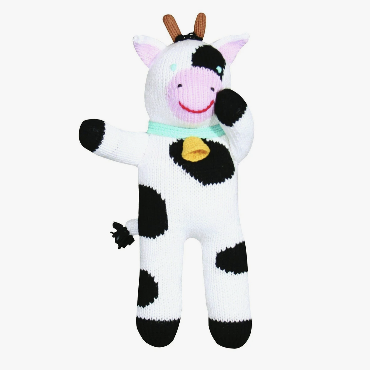 Cowleen the Cow Knit Doll 12"