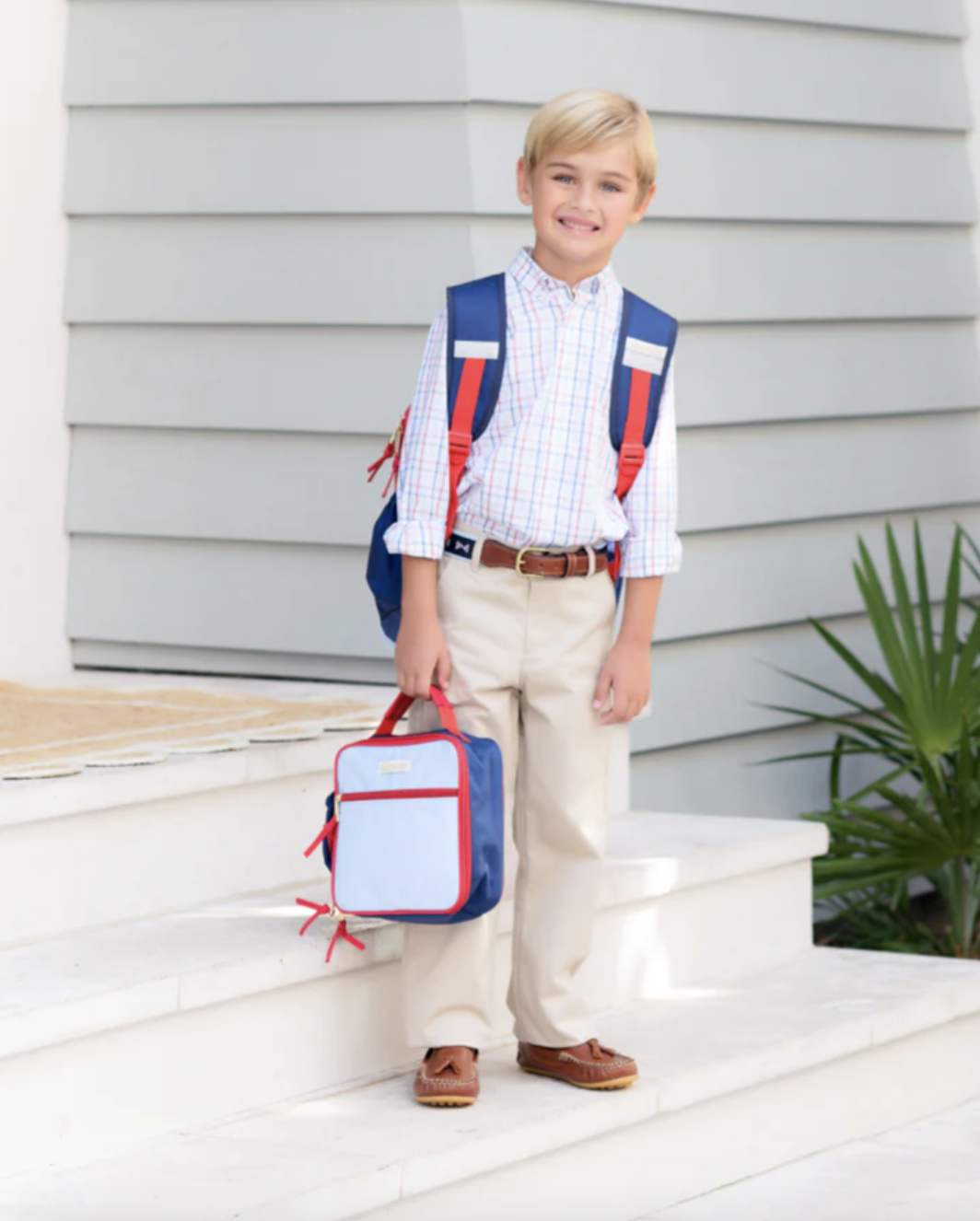TBBC Leighton Lunch Box Buckhead Blue/ Richmond Red/ Nantucket