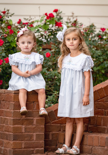 Remi Porcelain Blue Dress