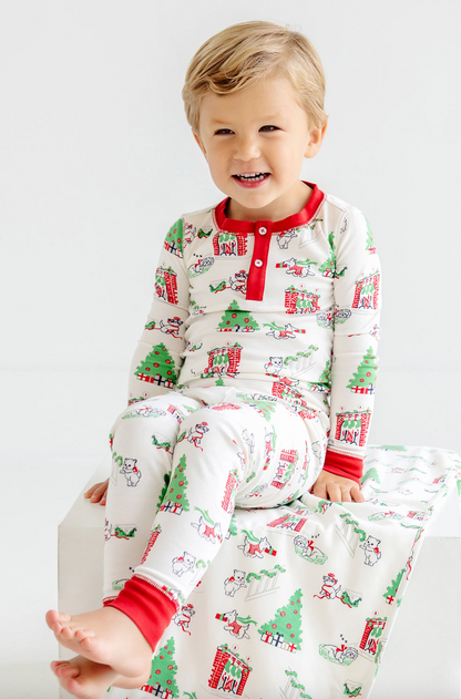 TBBC Sutton's Sweet Dream Set (Unisex) Classic Christmas with Richmond Red