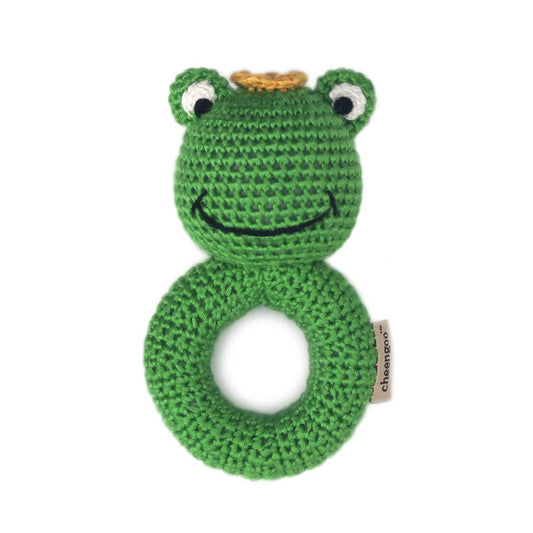 Frog Ring Crochet Rattle
