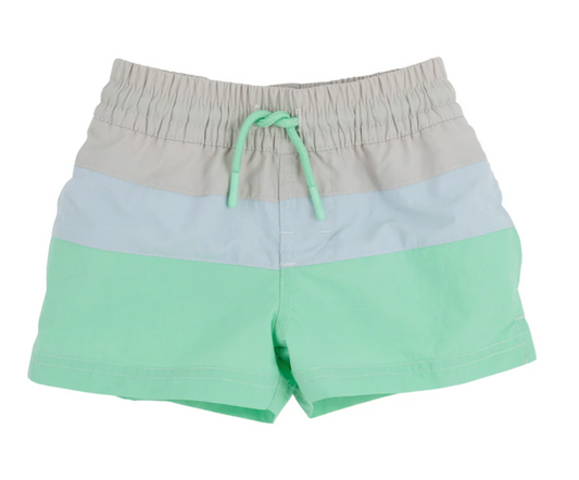 TBBC Country Club Colorblock Trunk Sandy Springs Stone BHB Gray