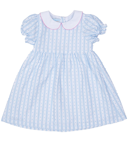 Peyton Blue Stripe Breeze Dress
