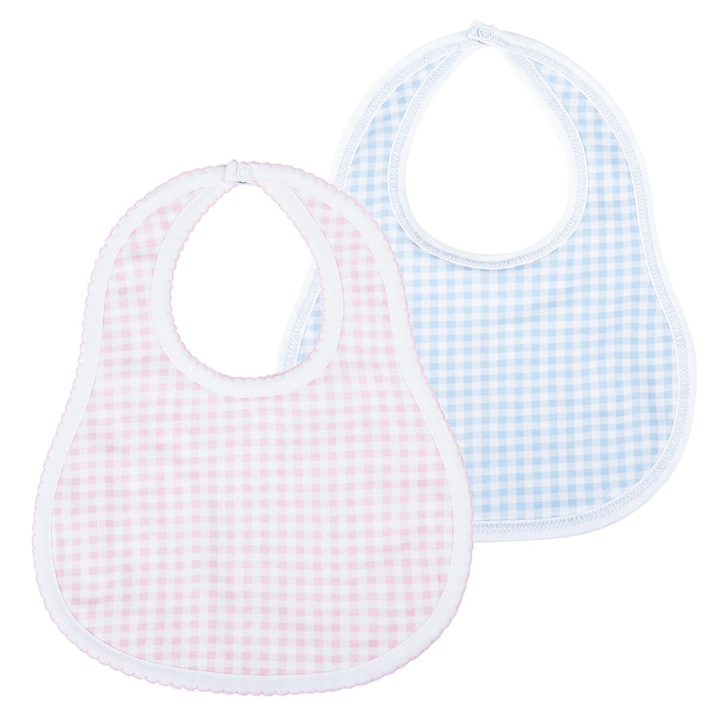 MB Mini Checks Bib (Pink or Blue)