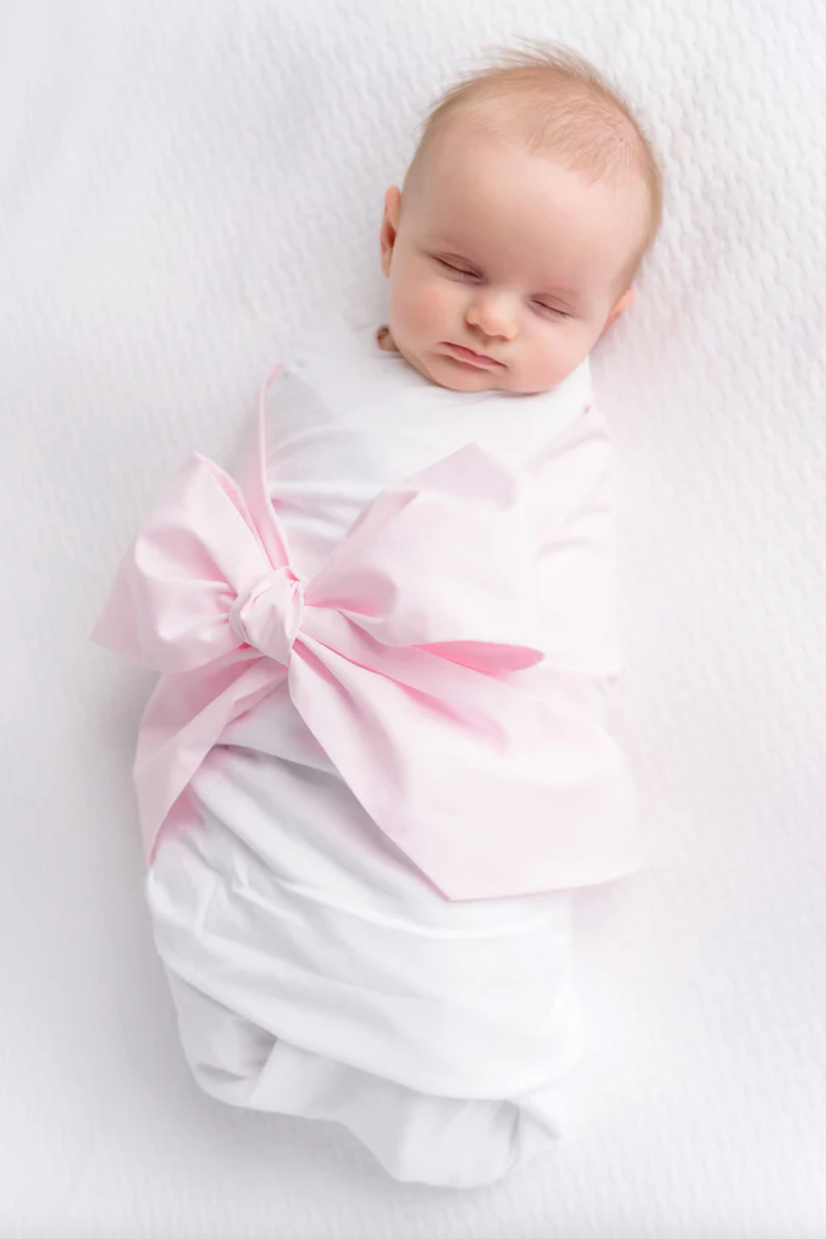 TBBC Bow Swaddle - Pink or Blue
