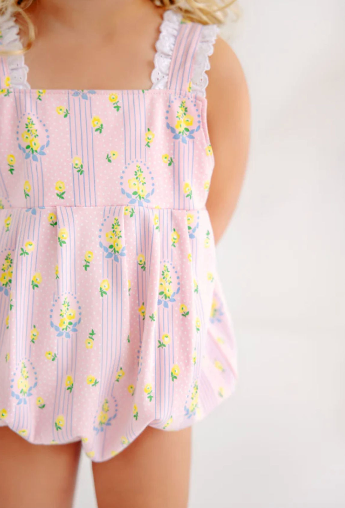 TBBC Branham Bubble Central Park Posies - Eyelet Pima