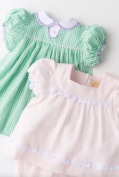 TBBC Flossy Frock Set Darien Dot (Textured Knit)