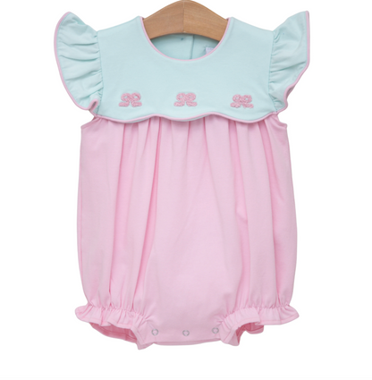 JB French Knot Bow Scallop Bubble