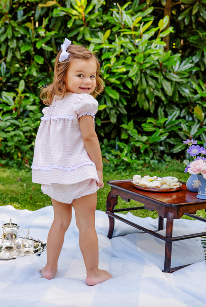 TBBC Flossy Frock Set Darien Dot (Textured Knit)
