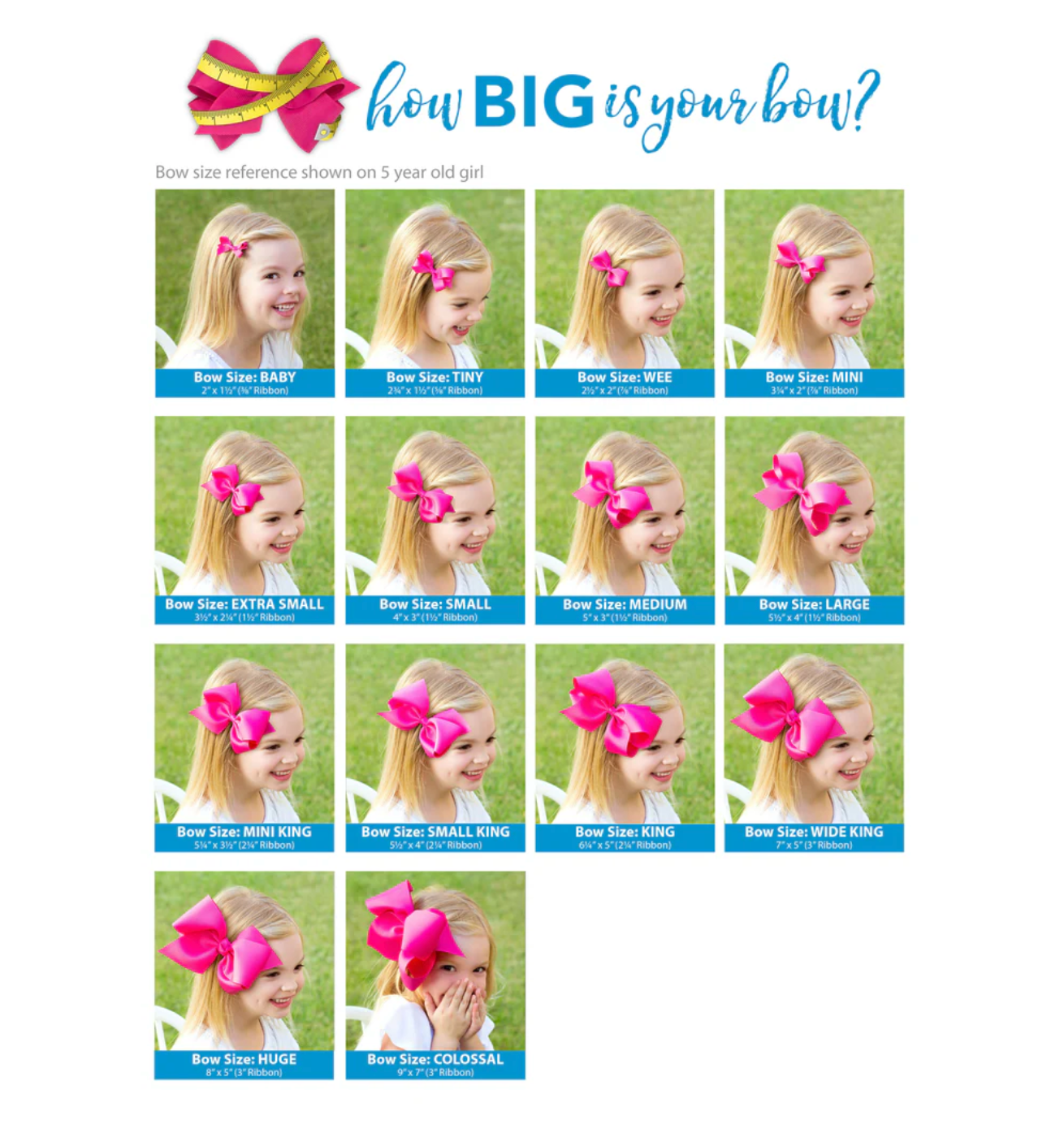 Small King Eyelet Embossed Grosgain Bow Wee Ones
