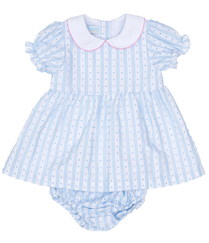 Ella Blue Stripe Breeze Bloomer Set