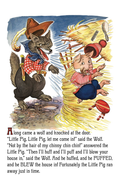 The Three Little Pigs -Children's Board Book - Vintage