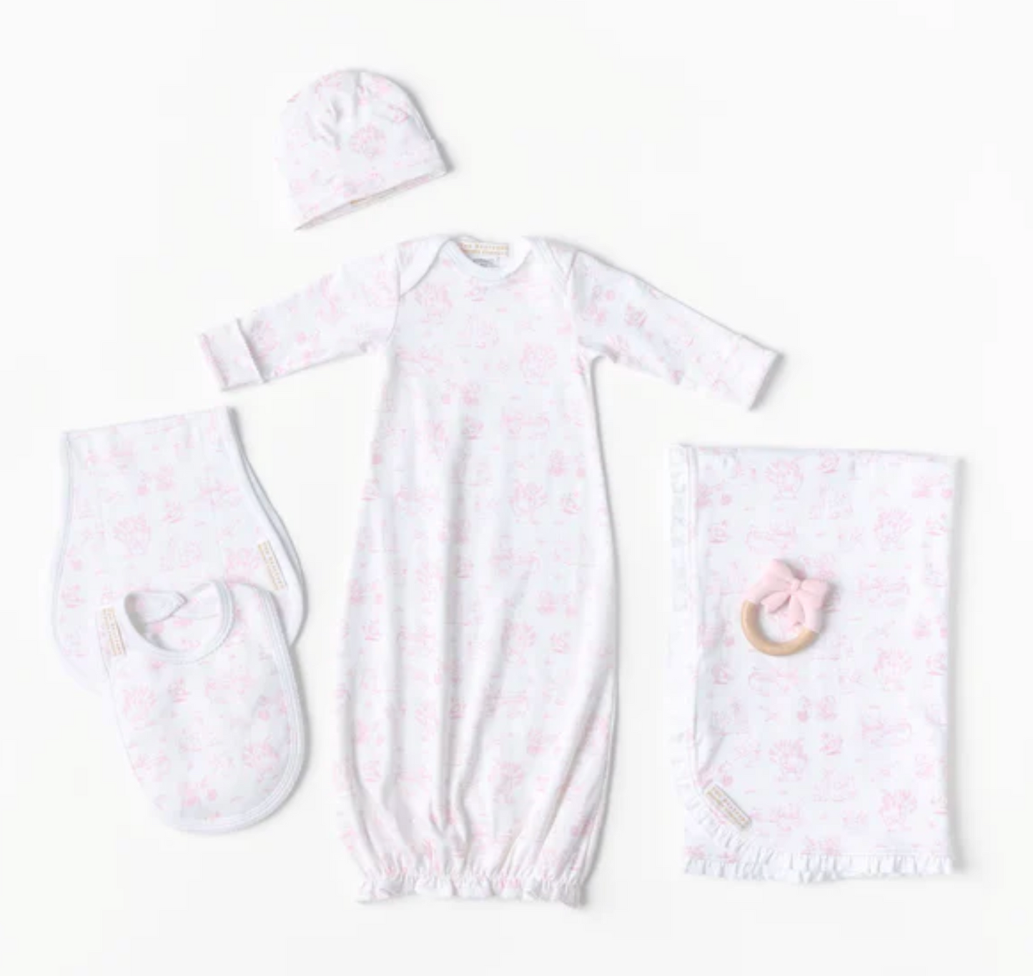 TBBC Burp Me Bib Sir Propers Sweet Arrival (Pink or Blue)